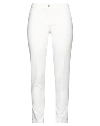 Shop Kate By Laltramoda Woman Pants Off White Size 6 Polyester, Elastane