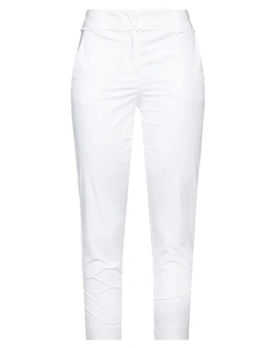 Shop Marella Sport Woman Pants White Size 4 Cotton, Elastane