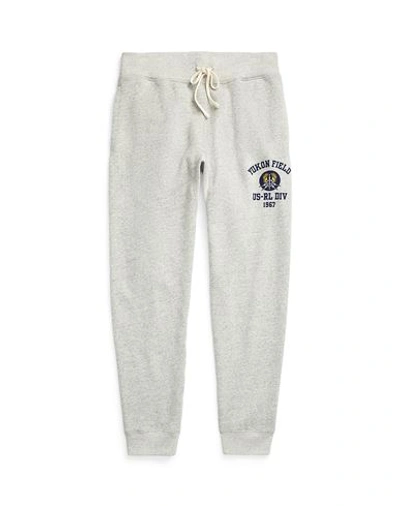 Shop Polo Ralph Lauren Man Pants Grey Size L Cotton, Polyester