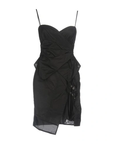 Shop Pinko Uniqueness Woman Mini Dress Black Size 6 Polyamide