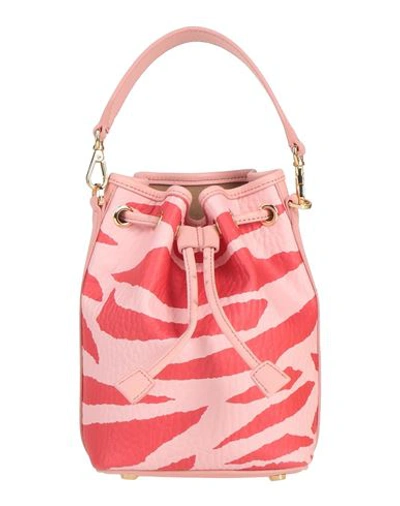 Shop Mcm Woman Handbag Pink Size - Leather
