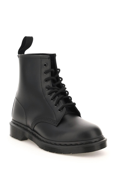 Shop Dr. Martens' 1460 Mono Smooth Lace-up Combat Boots In Black