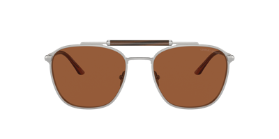 Shop Giorgio Armani Man Sunglass Ar6149 In Dark Brown