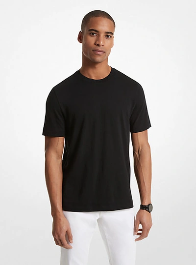 Shop Michael Kors Cotton T-shirt In Black