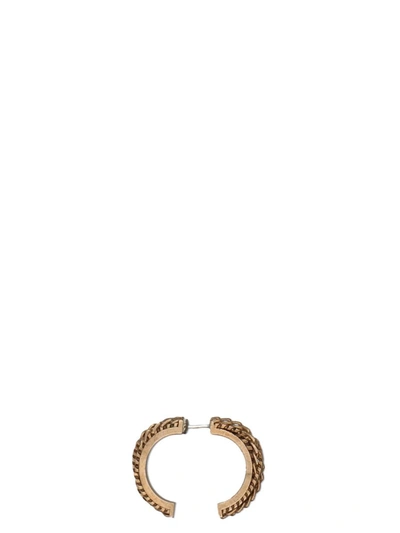 Shop Mm6 Maison Margiela Single Chain Earring In Gold