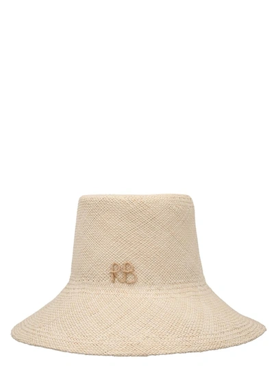 Shop Ruslan Baginskiy 'panama' Hat In Beige