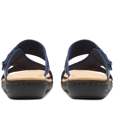 Shop Clarks Laurieann Cara Platform Slide Sandals In Black Comb