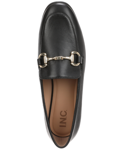 Shop Inc International Concepts Gayyle Loafers, Created For Macy's In Black Leather