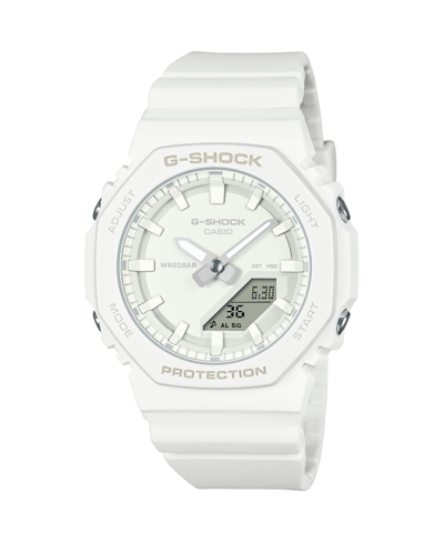 Shop G-shock Unisex Analog Digital White Resin Watch, 40.2mm, Gmap2100-7a