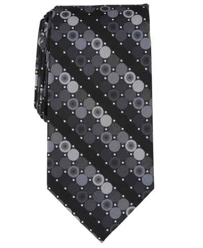 Shop Perry Ellis Men's Tilman Dot Tie In Black