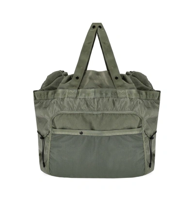 Shop C.p. Company Nylon B Agave Green Messenger Bag