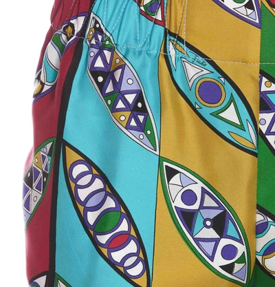 Shop Pucci Emilio  Shorts In Multicolour