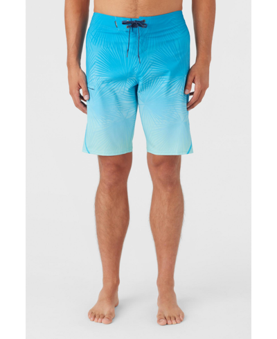 Shop O'neill Men's Hyperfreak Heat S-seam Fade 21" Drawstring Shorts In Electric Blue