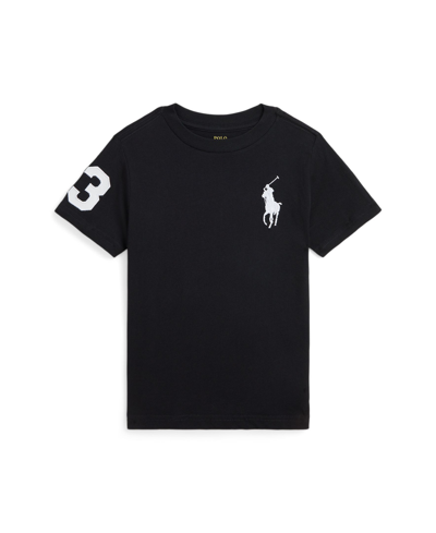 Shop Polo Ralph Lauren Toddler And Little Boys Big Pony Cotton Jersey T-shirt In Polo Black
