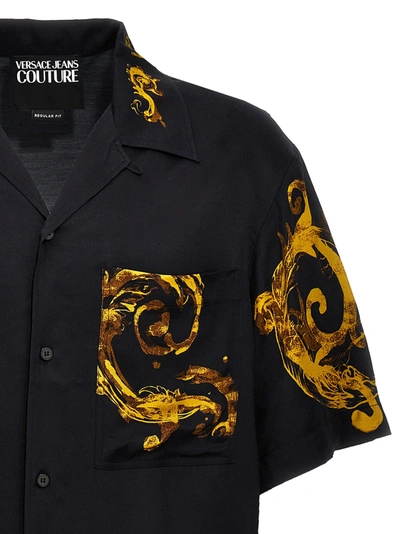 Shop Versace Jeans Couture Barocco Shirt, Blouse Black