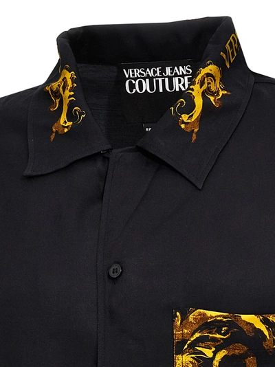 Shop Versace Jeans Couture Barocco Shirt, Blouse Black