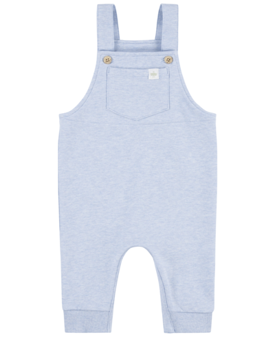 Shop Levi's Baby Boys Knit Overalls In Light Mist Heather