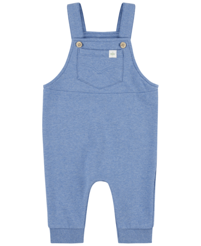 Shop Levi's Baby Boys Knit Overalls In Atlantic Heather