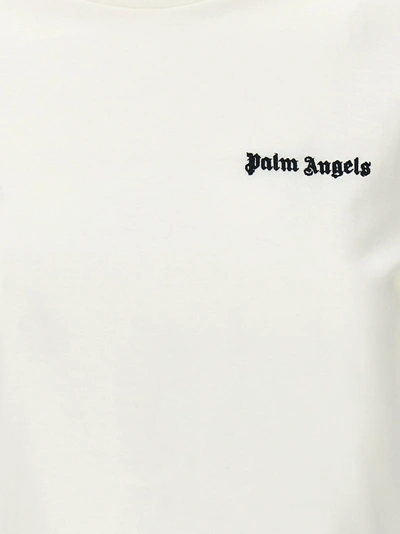 Shop Palm Angels Classic Logo T-shirt White/black