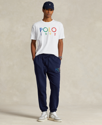 Shop Polo Ralph Lauren Men's Classic-fit Polo 1992 Jersey T-shirt In White
