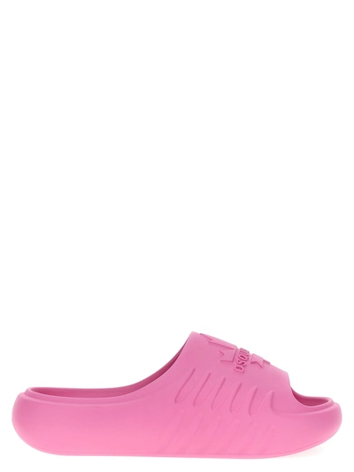Shop Dsquared2 Leaf Sandals Pink
