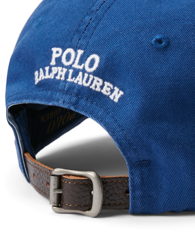 Shop Polo Ralph Lauren Men's Polo Bear Twill Ball Cap In Beach Royal