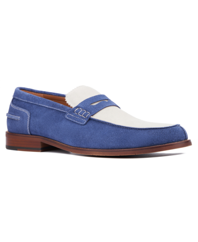 Shop Vintage Foundry Co Men's Brioc Dress Loafers In Blue