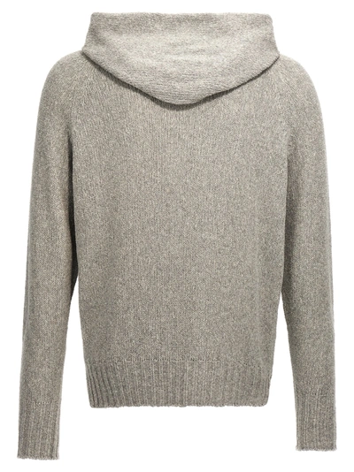 Shop Ma'ry'ya Hooded Sweater Sweater, Cardigans Gray