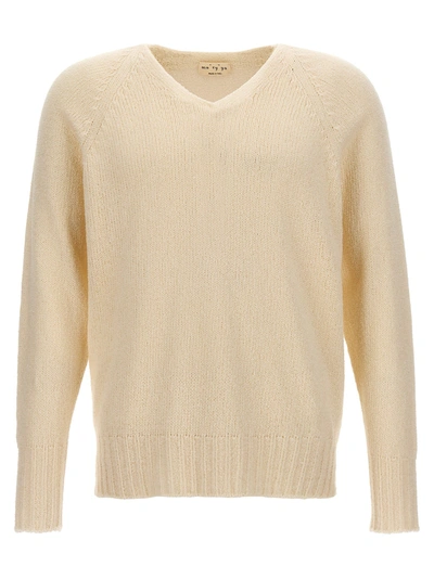 Shop Ma'ry'ya V-neck Sweater Sweater, Cardigans In White