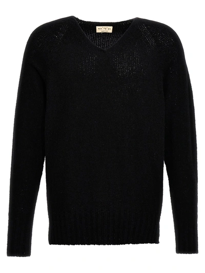 Shop Ma'ry'ya V-neck Sweater Sweater, Cardigans In Black