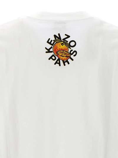 Shop Kenzo Orange T-shirt White