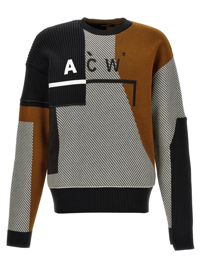 Shop A-cold-wall* Geometric Sweater, Cardigans In Multicolor