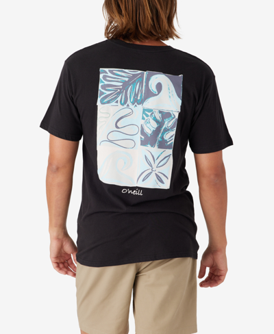 Shop O'neill Men's Tapa Surf Standard Fit T-shirt In Black