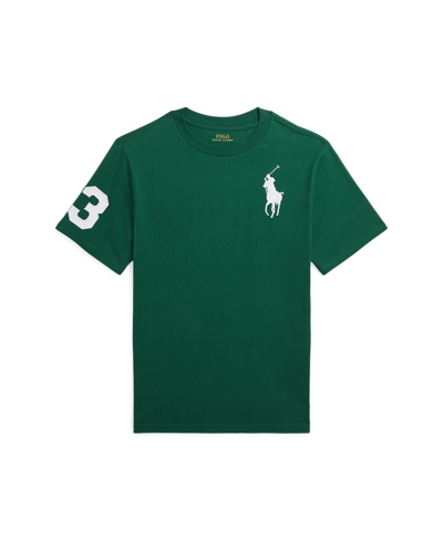 Shop Polo Ralph Lauren Big Boys Big Pony Cotton Jersey T-shirt In New Forest