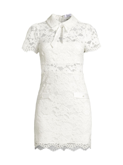 Shop Likely Women's Randy Lace Bow Minidress In White