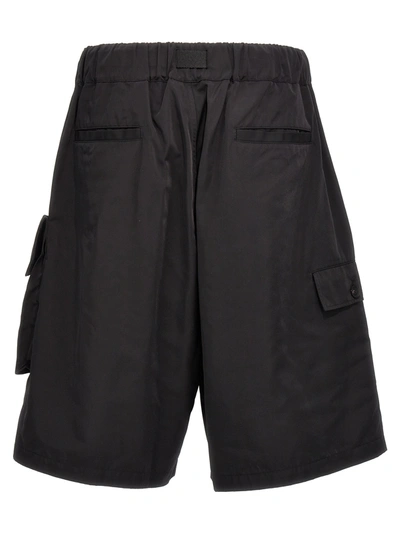 Shop Y-3 Nyl Twill Bermuda, Short Black