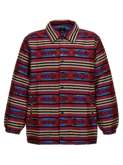 Needles Jacket Striped Pattern Side Pockets