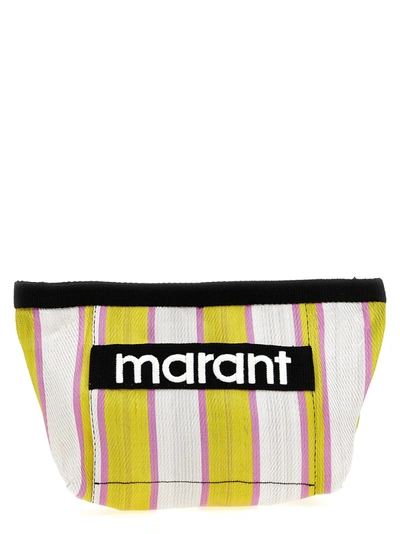 Shop Isabel Marant Powden Clutch Multicolor