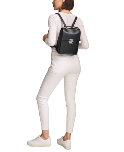 Calvin Klein Clove Small Backpack In Cherub Wht
