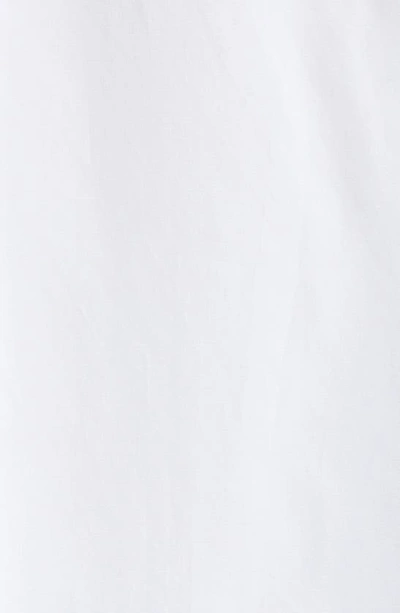 Shop Simone Rocha Imitation Pearl Trim Oversize Cotton Poplin Button-up Shirt In White/ Pearl
