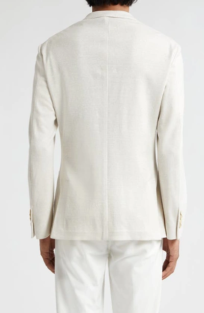Eleventy Linen & Cotton Sport Coat In Sand