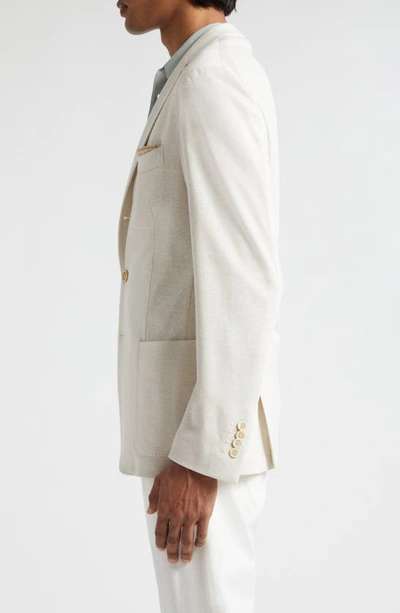 Eleventy Linen & Cotton Sport Coat In Sand