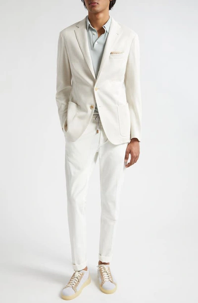 Shop Eleventy Linen & Cotton Sport Coat In Sand