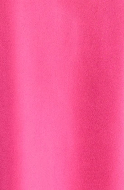Shop Halogen Twist Neck Sleeveless Blouse In Magenta Pink