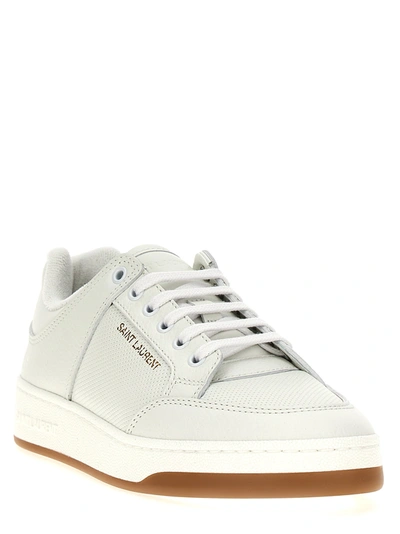 Shop Saint Laurent Sl/61 Sneakers White