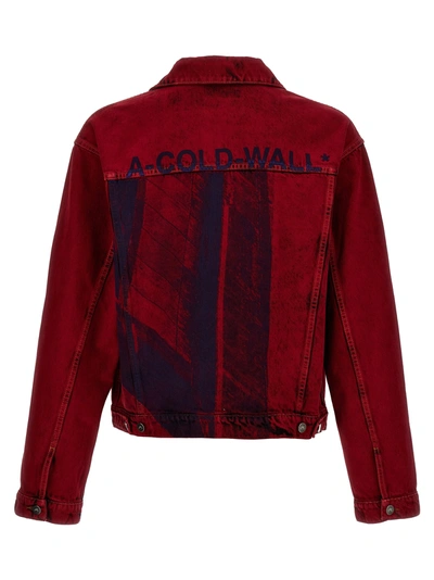 Shop A-cold-wall* Strand Trucker Casual Jackets, Parka Red