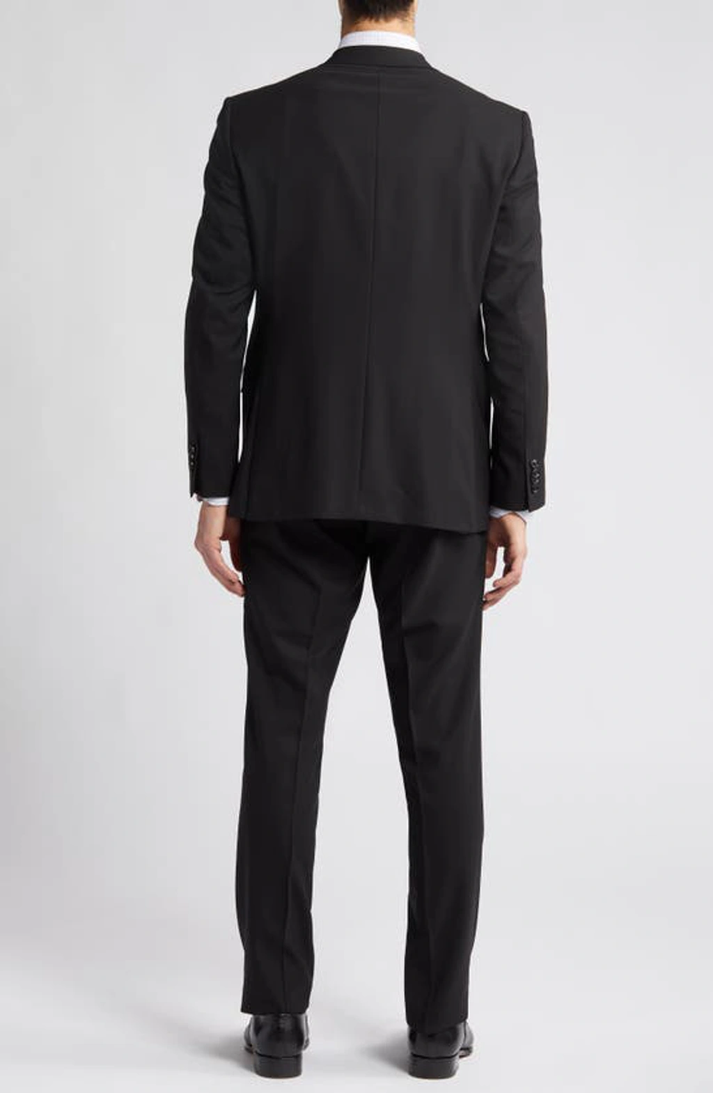 Ted Baker Jay Trim Fit Solid Wool Suit In Black | ModeSens
