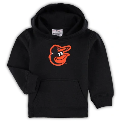 Shop Outerstuff Toddler Black Baltimore Orioles Team Primary Logo Fleece Pullover Hoodie