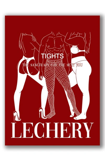 Shop Lechery Lustrous Silky Shiny 40 Tights In Natural