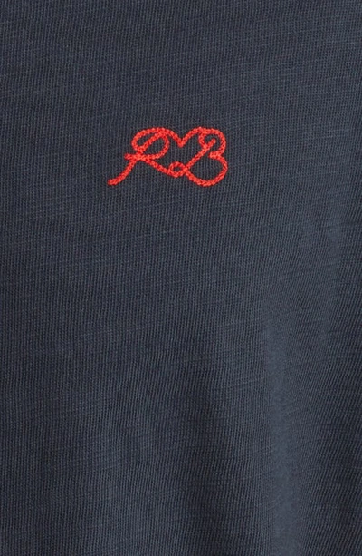 Shop Rag & Bone Love Rb Logo Polo In Sal